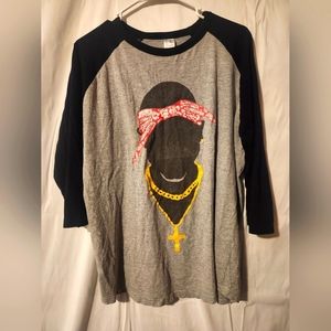 Unbranded Tupac long sleeve size Large euc